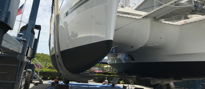 LAGOON 450F Catamaran Haul Out Service