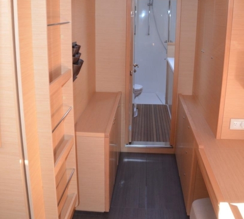 Master Cabin of 450F Lagoon Catamaran Yacht