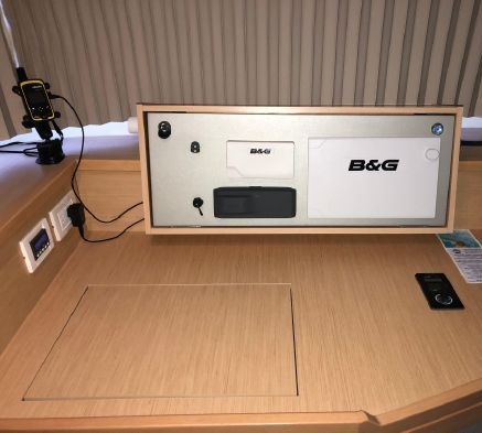 Navigation Station of 450S Lagoon Catamaran Yacht
