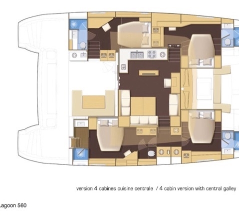 LAGOON 560 Catamaran Yacht