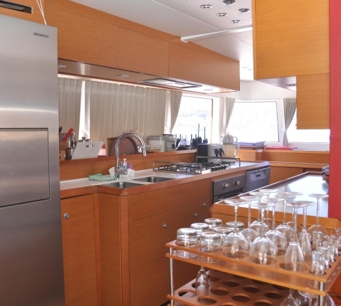 Galley of LAGOON 620 Catamaran Yacht